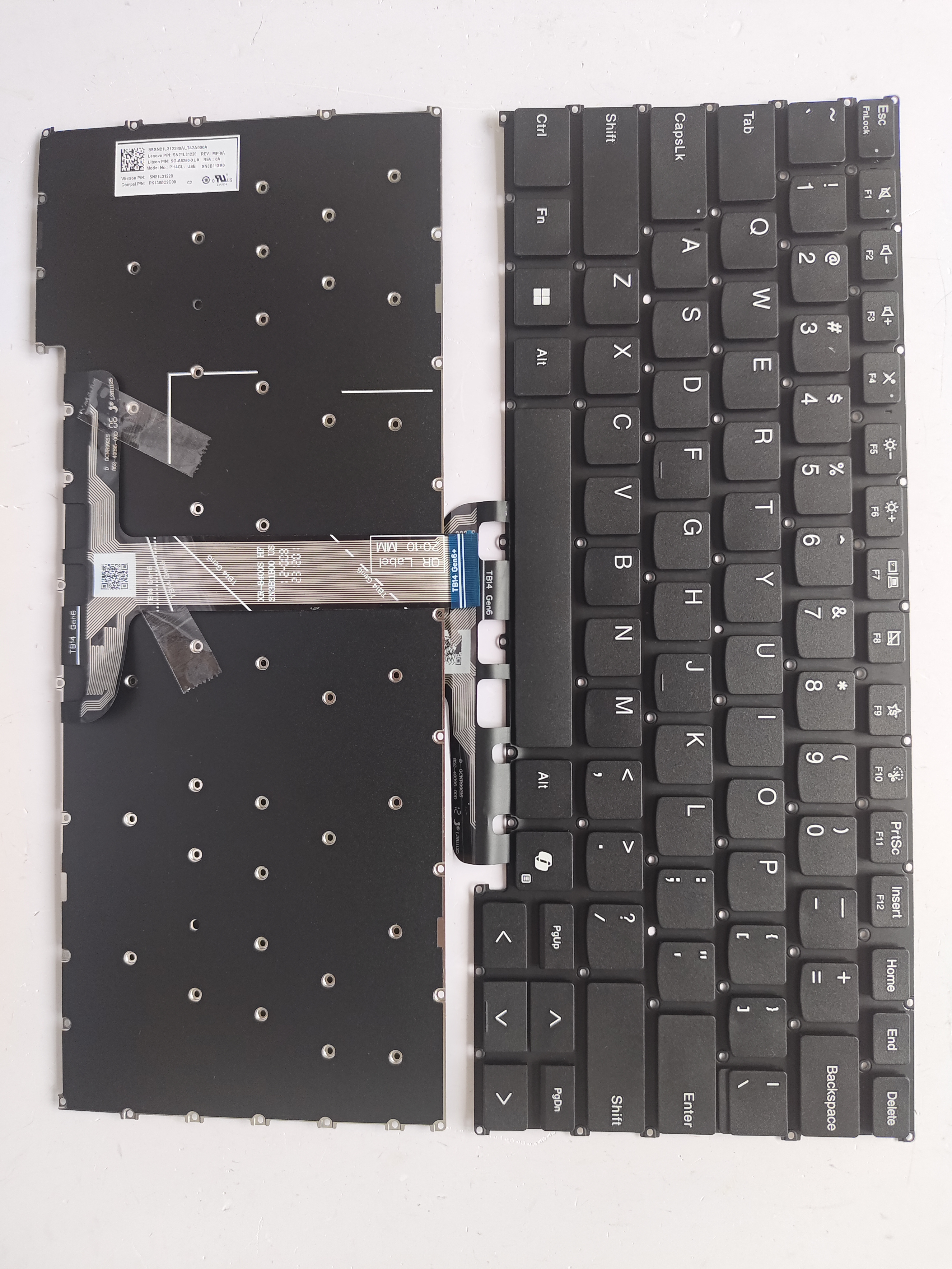 Picture of New Replacement Laptop Keyboard For LENOVO 14G6 AI key/ABPB/IRL6/Thinkbook 14 g6 BLACK US Layout
